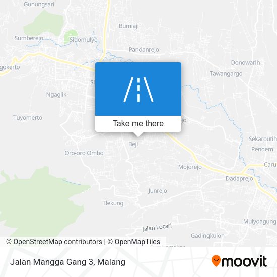 Jalan Mangga Gang 3 map