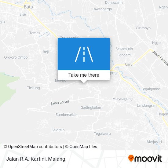 Jalan R.A. Kartini map