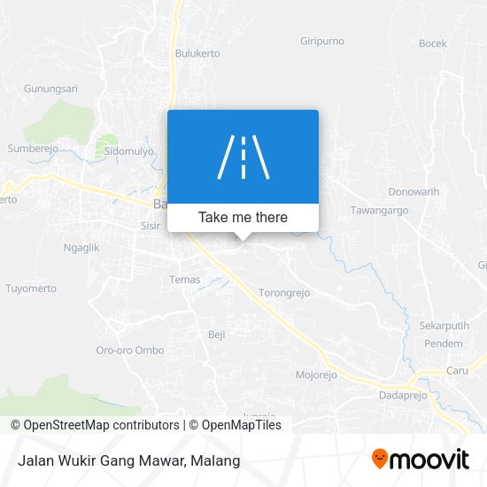 Jalan Wukir Gang Mawar map