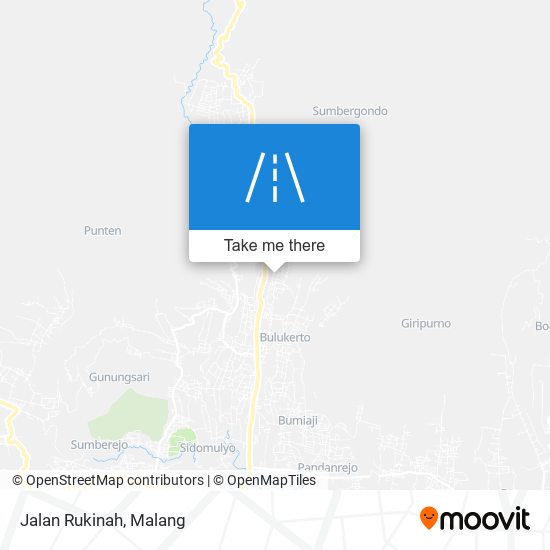 Jalan Rukinah map