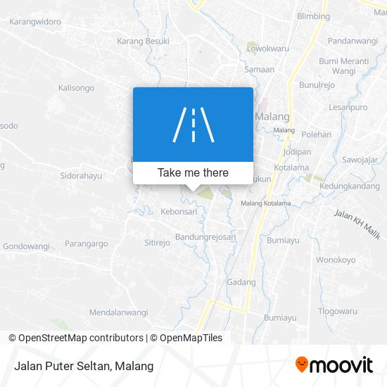 Jalan Puter Seltan map