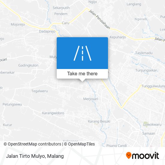 Jalan Tirto Mulyo map