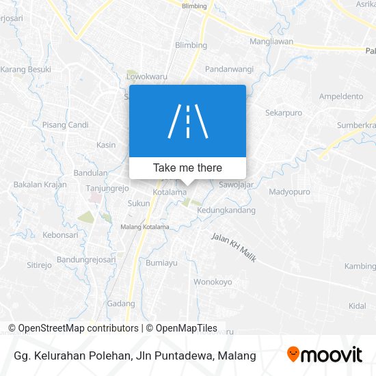 Gg. Kelurahan Polehan, Jln Puntadewa map