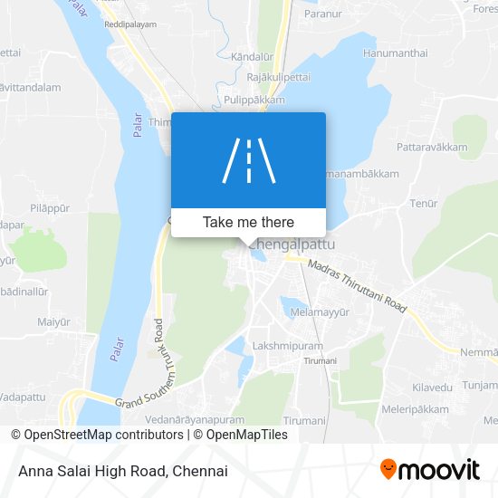 Anna Salai High Road map