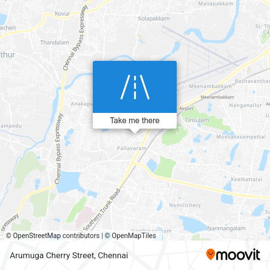 Arumuga Cherry Street map