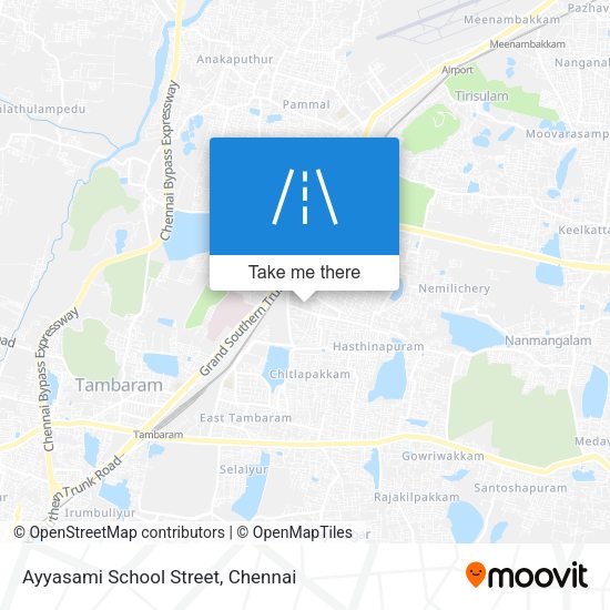 Ayyasami School Street map