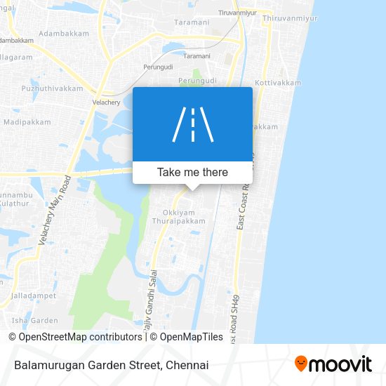 Balamurugan Garden Street map