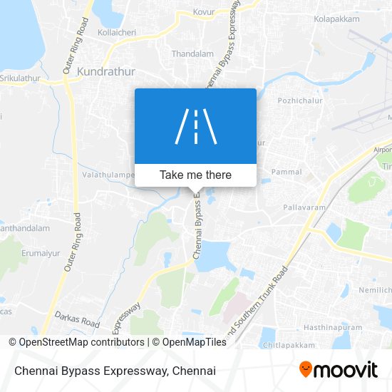 Chennai Bypass Expressway map