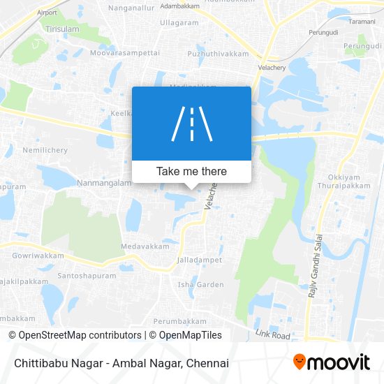 Chittibabu Nagar - Ambal Nagar map