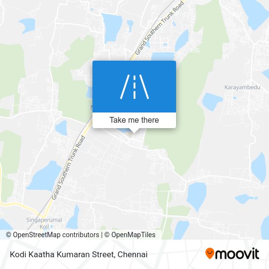 Kodi Kaatha Kumaran Street map
