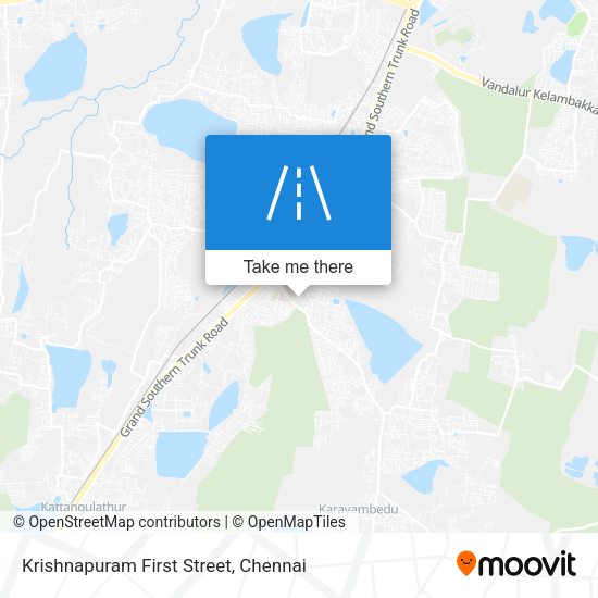 Krishnapuram First Street map