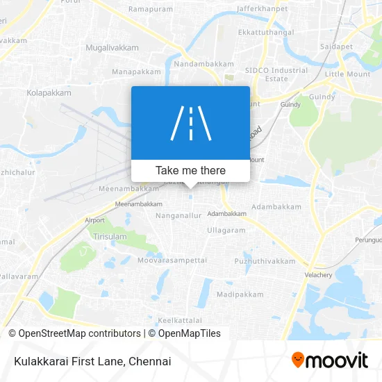 Kulakkarai First Lane map