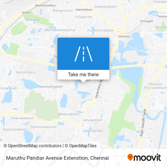 Maruthu Pandiar Avenue Extenstion map
