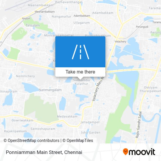 Ponniamman Main Street map
