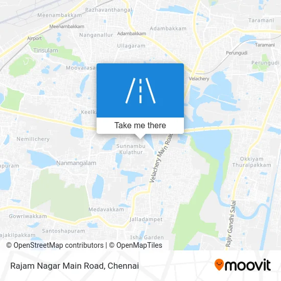 Rajam Nagar Main Road map