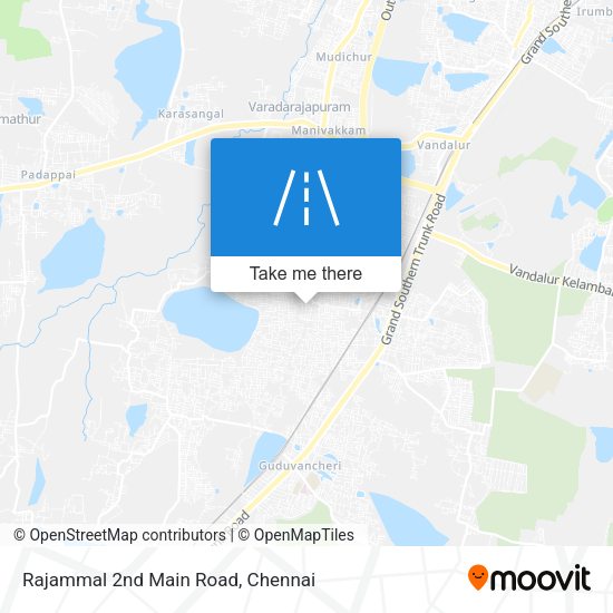 Rajammal 2nd Main Road map