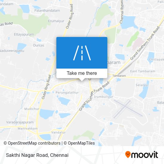 Sakthi Nagar Road map