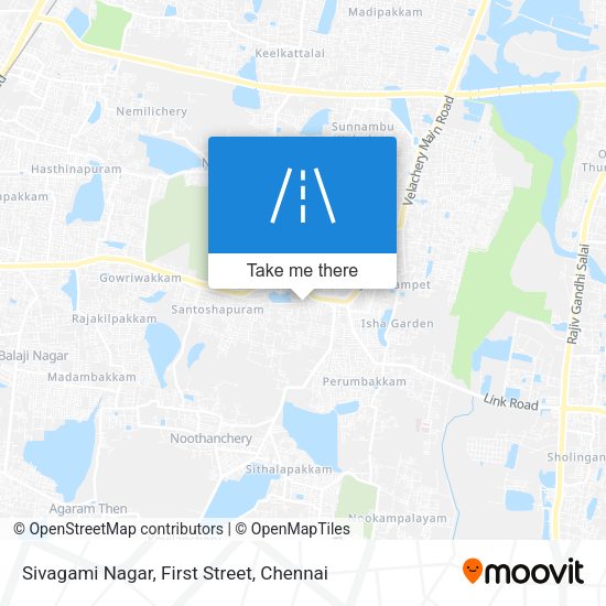 Sivagami Nagar, First Street map