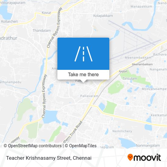 Teacher Krishnasamy Street map