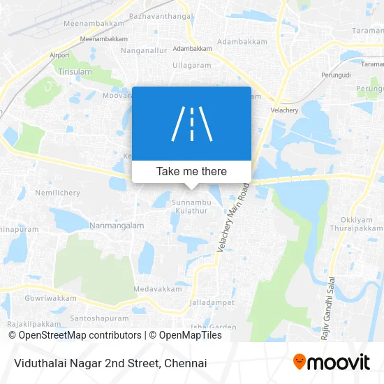 Viduthalai Nagar 2nd Street map