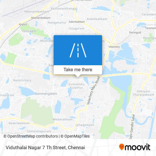 Viduthalai Nagar 7 Th Street map