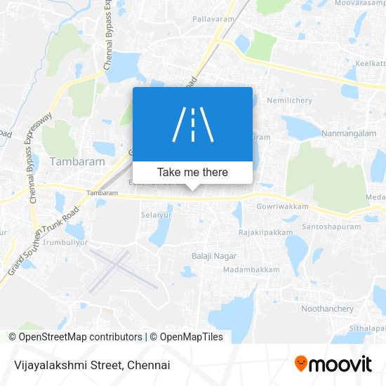 Vijayalakshmi Street map