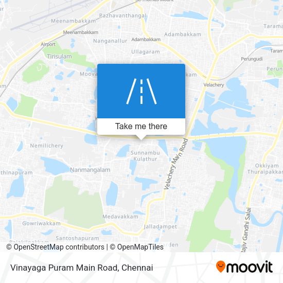 Vinayaga Puram Main Road map