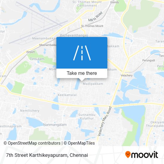7th Street Karthikeyapuram map