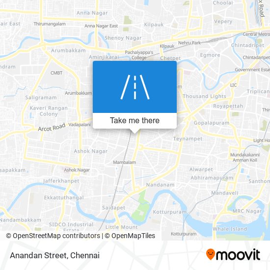 Anandan Street map