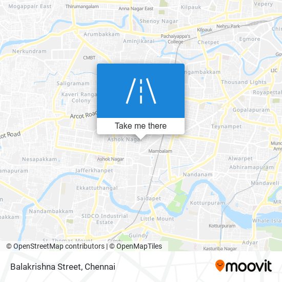 Balakrishna Street map