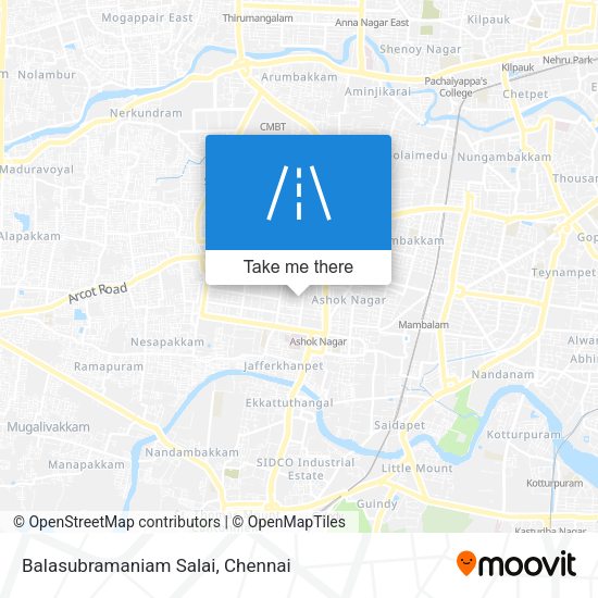 Balasubramaniam Salai map