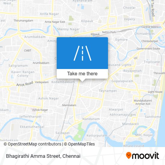 Bhagirathi Amma Street map