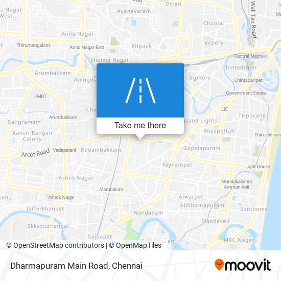 Dharmapuram Main Road map