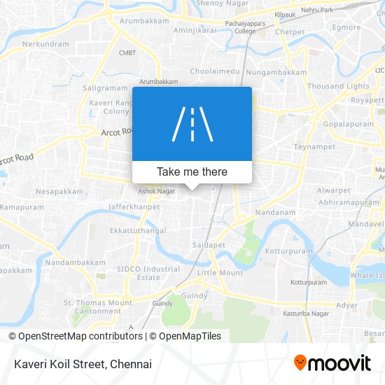 Kaveri Koil Street map