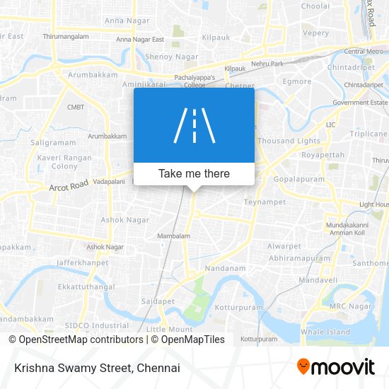 Krishna Swamy Street map