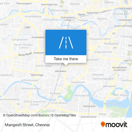 Mangesh Street map