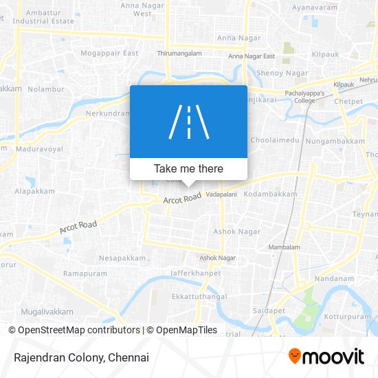 Rajendran Colony map