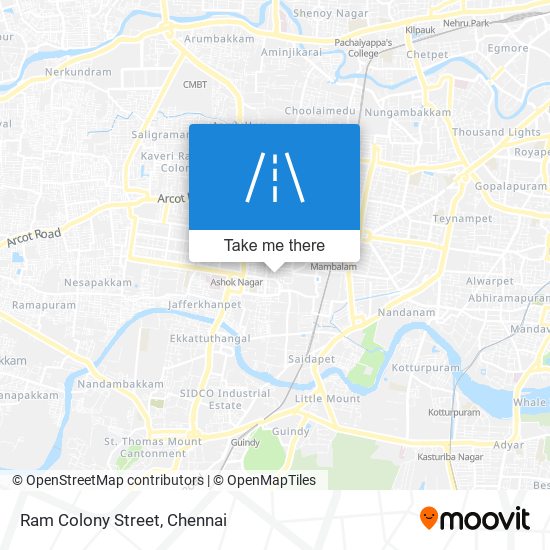 Ram Colony Street map