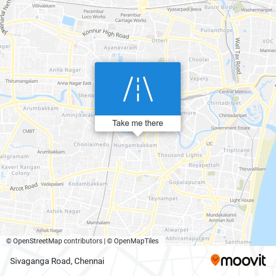 Sivaganga Road map