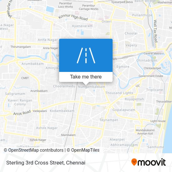 Sterling 3rd Cross Street map
