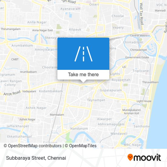 Subbaraya Street map