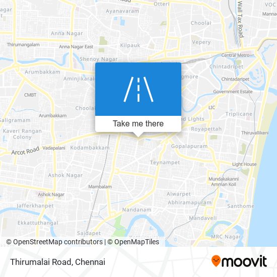 Thirumalai Road map