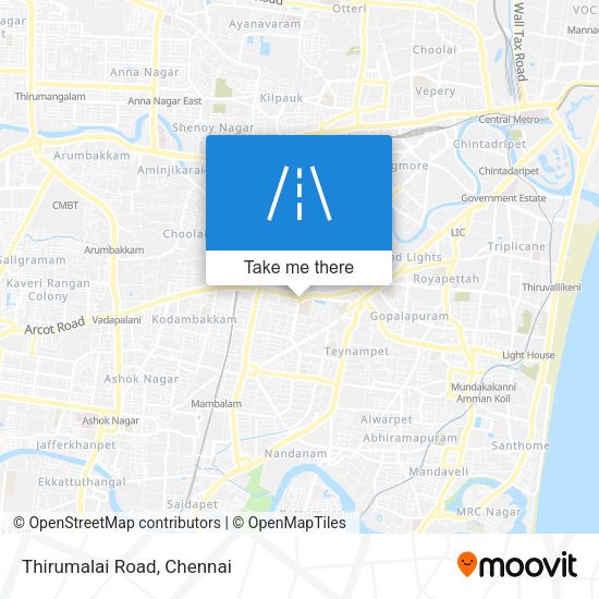 Thirumalai Road map