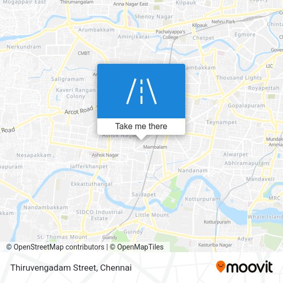 Thiruvengadam Street map