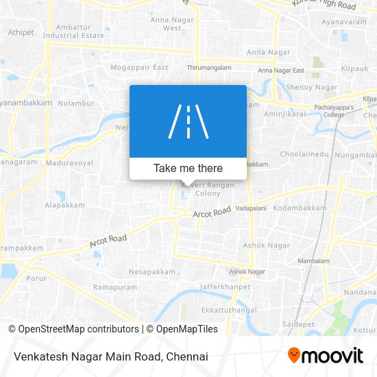 Venkatesh Nagar Main Road map