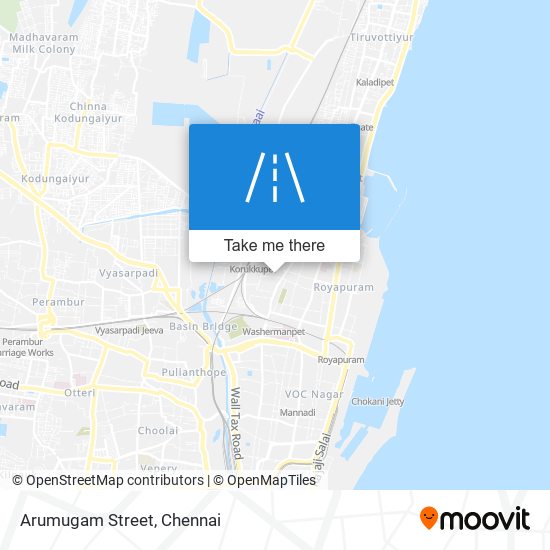 Arumugam Street map