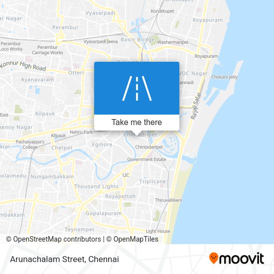 Arunachalam Street map