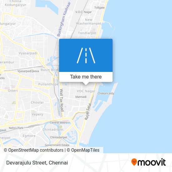 Devarajulu Street map