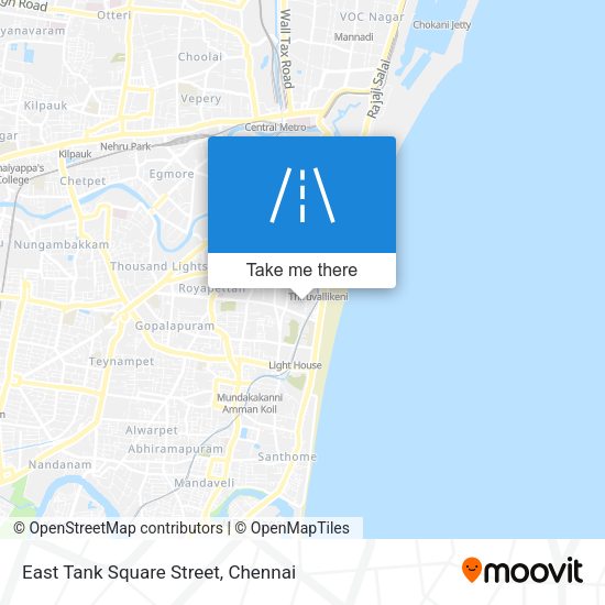 East Tank Square Street map