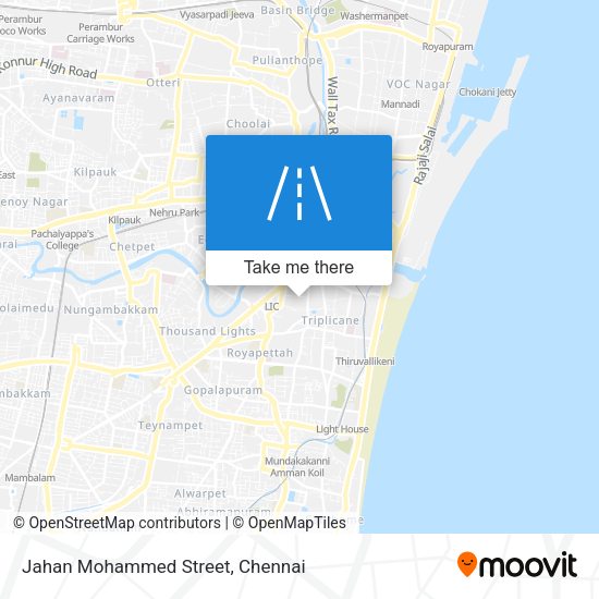 Jahan Mohammed Street map